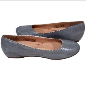Vionic Julieta Snake Print Scalloped Flats
